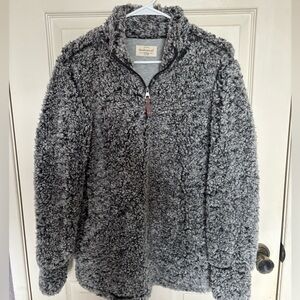 Weatherproof Gray Marled Sherpa Jacket